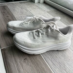 Hoka Women's All-White Athletic Shoes